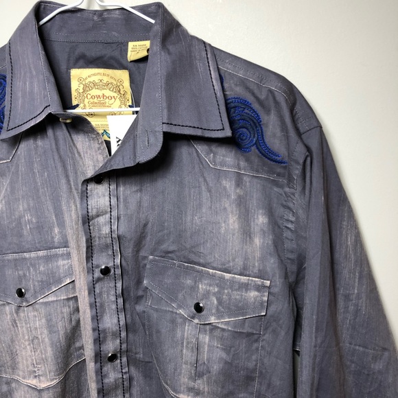 Lammles Cowboy Collection Button Down - Picture 3 of 9